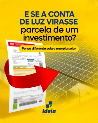 E SE A CONTA DE LUZ VIRASSE UMA PARCELA DE UM INVESTIMENTO? 