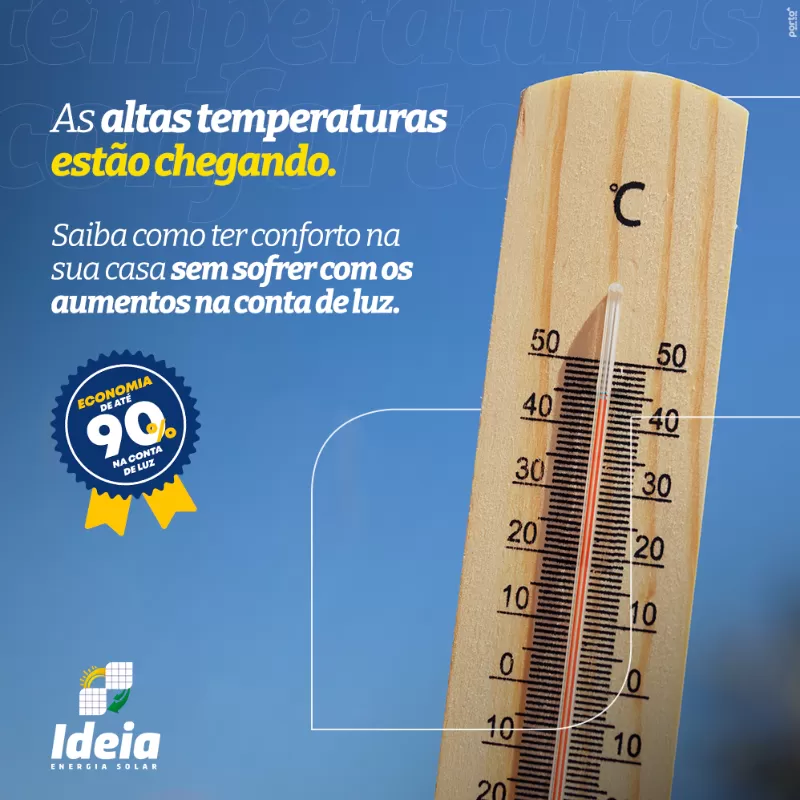 As altas temperaturas estão chegando